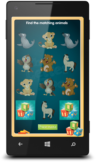 Letter Zoo Classic Memory Game